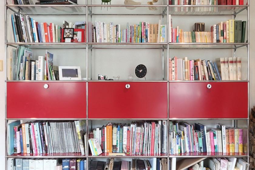 USM Модульный открытый книжный шкаф из металла Usm haller system sun-id-1347487 - Вид №11