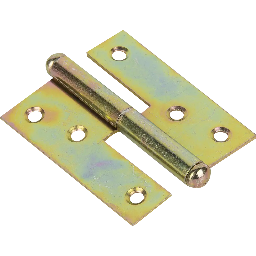 Шарнир левый Alberts 65x1.8x80 мм сталь цвет жёлтый STLM-2081908