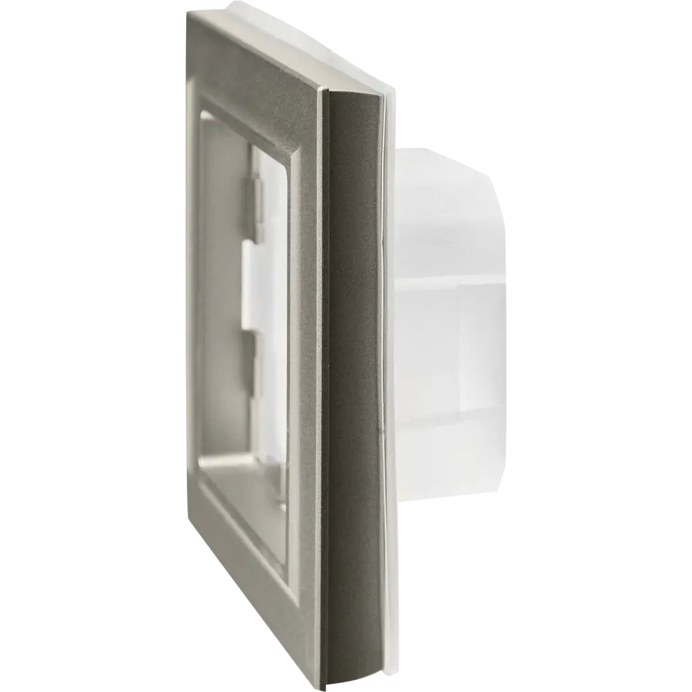 Рамка для розеток и выключателей IEK Brite 1 пост IP44 цвет сталь 87761357 STLM-2136323 - Вид №1