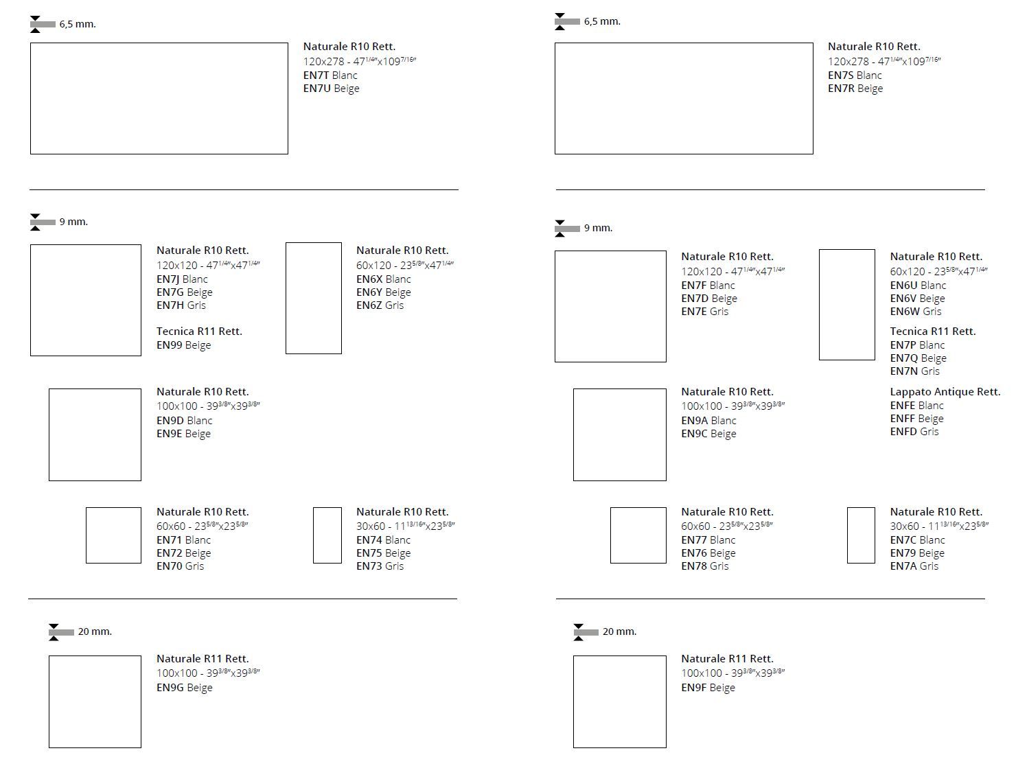 Пол / облицовка керамогранита с эффектом камня Provenza Unique Bourgogne ARCH-00064877 - Вид №3