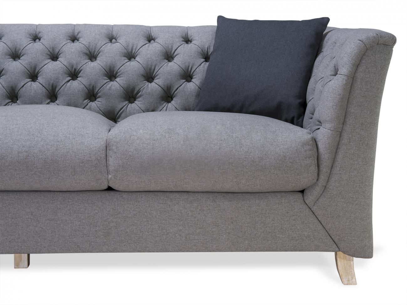 Диван Paul прямой серый KELLY LOUNGE ДИЗАЙНЕРСКИЕ 210976 Серый  - Вид №2