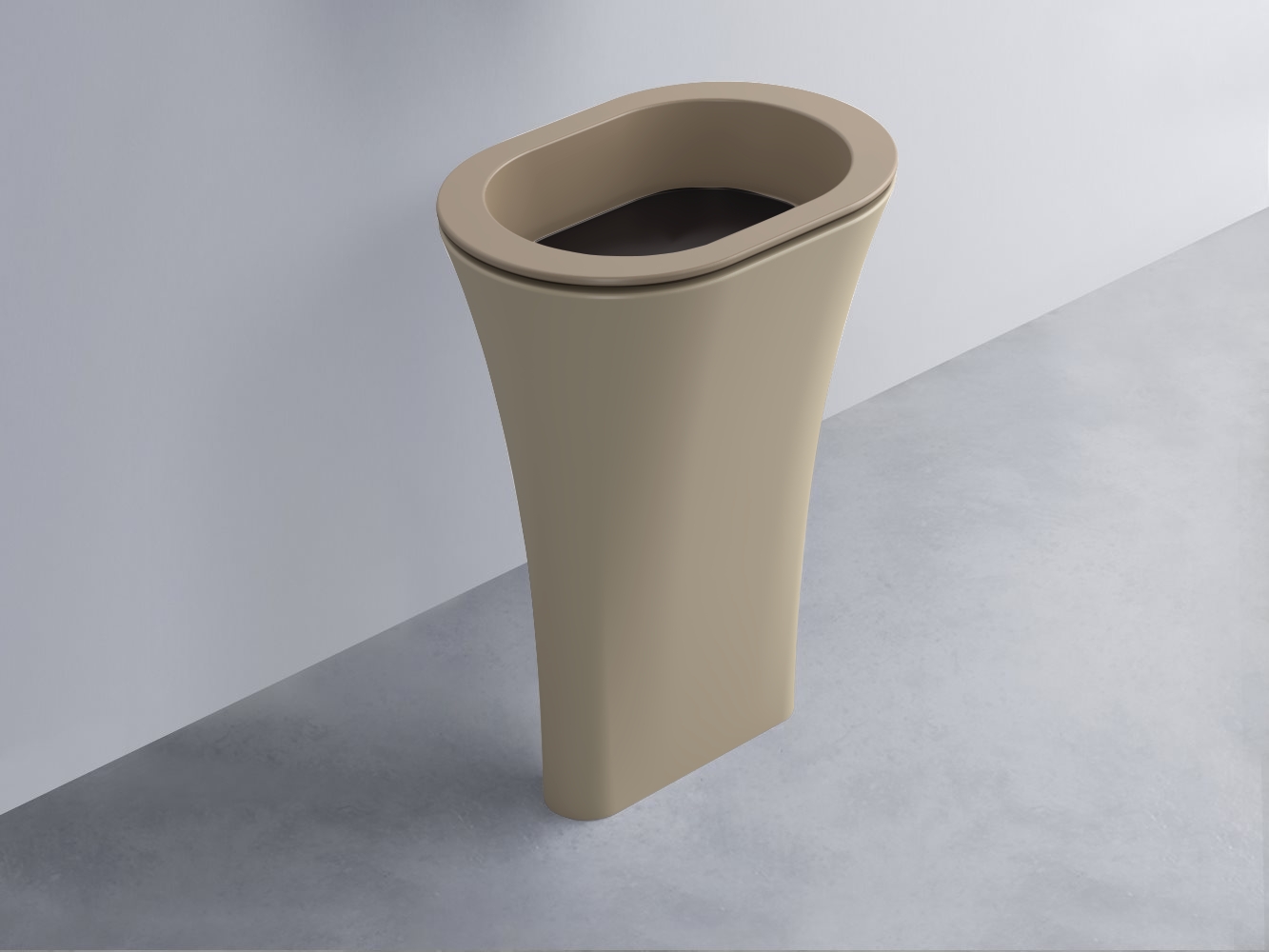 AMLA65-AN+AMPILO-LV+AMCOLO-AV Раковина Amedeo Ovale отдельностоящая cielo Enjoy + Amedeo Ceramica Cielo