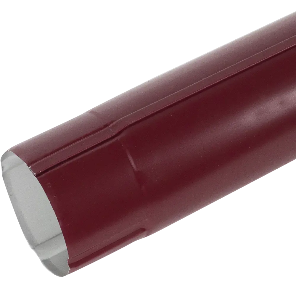 Труба круглая D90 мм 2000 мм цвет вишня ВЕГА STLM-2098950