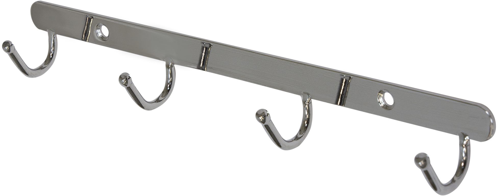 АКВАДЕКОР Планка с 4 крючками для полотенец в ванную комнату 18178894