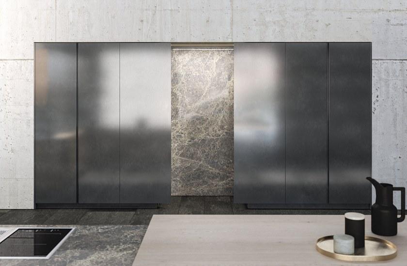 Alta Cucine Лакированная кухня с полуостровом Sistema 22.2 sun-id-1387473 - Вид №4