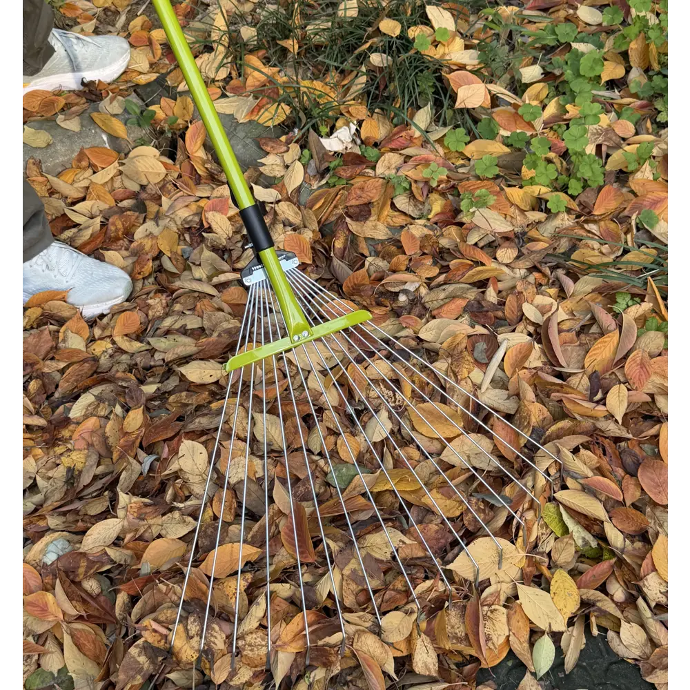 Грабли BEGINIA 121 см сталь с черенком STLM-2190362 - Вид №1