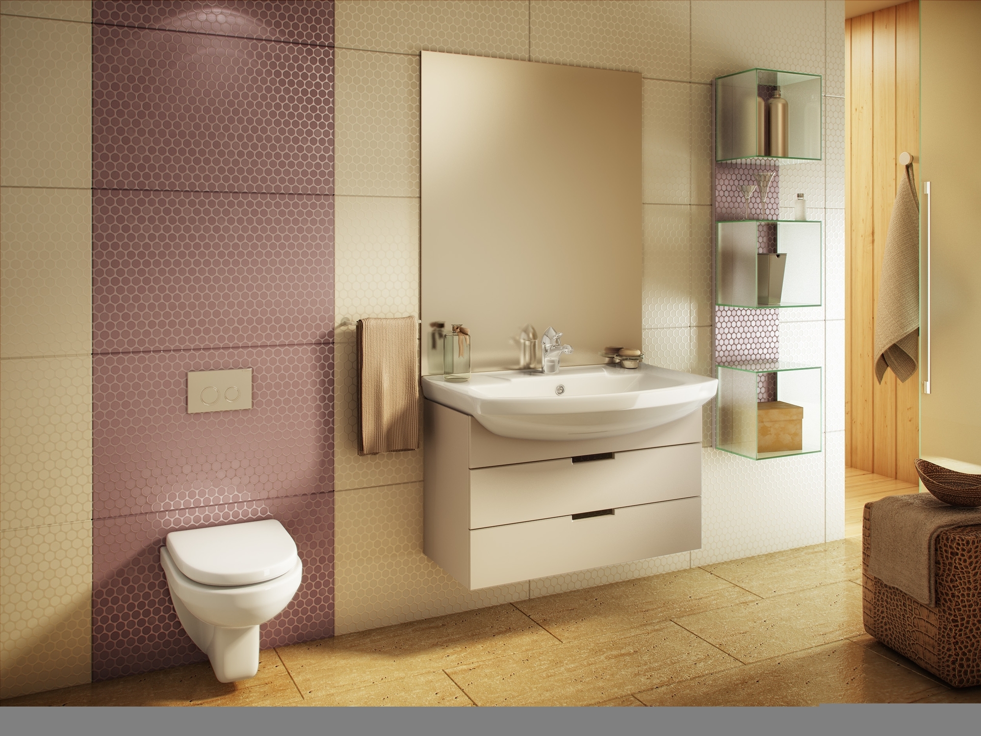 Элеганс, Унитаз-компакт Подвесной унитаз настенный Белый ROSA ЭЛЕГАНС Россия - Вид №2