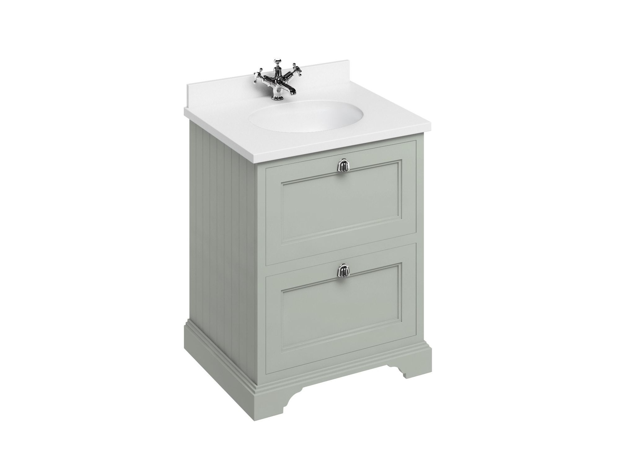 Напольный шкаф для умывальника из МДФ с ящиками Burlington MINERVA ARCH-00047533 - Вид №14