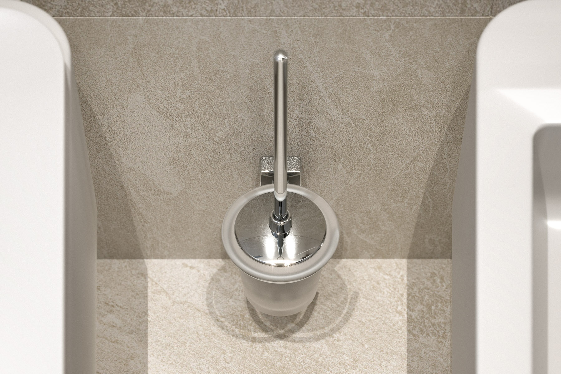 ESP 057 Держатель с туалетным ершом с крышкой FBS Esperado - Вид №2