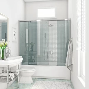 Шторка на ванну 190x160 GV-863 GUTEWETTER SLIDE PART