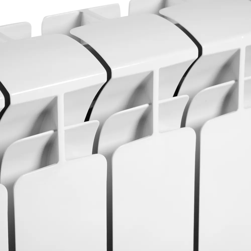 Радиатор секционный Rifar Base 200/100 биметалл 8 секций боковое подключение цвет белый B200 STLM-2018824 - Вид №3