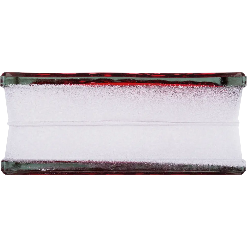 Стеклоблок Богема Савона цвет ярко-рубиновый VITRABLOCK STLM-2086298 - Вид №1