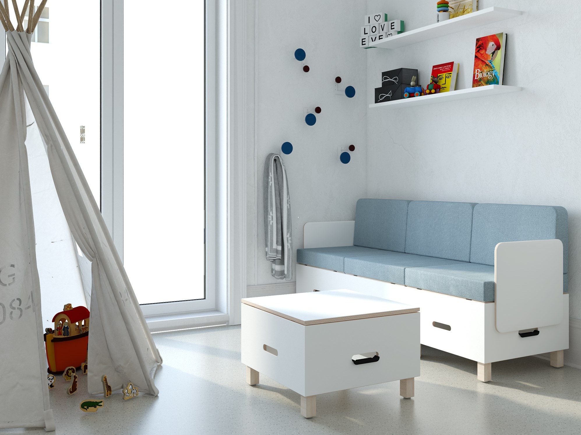 Модульная скамья SCHNEEWEISS interior KOUTI ARCH-00092879 - Вид №2