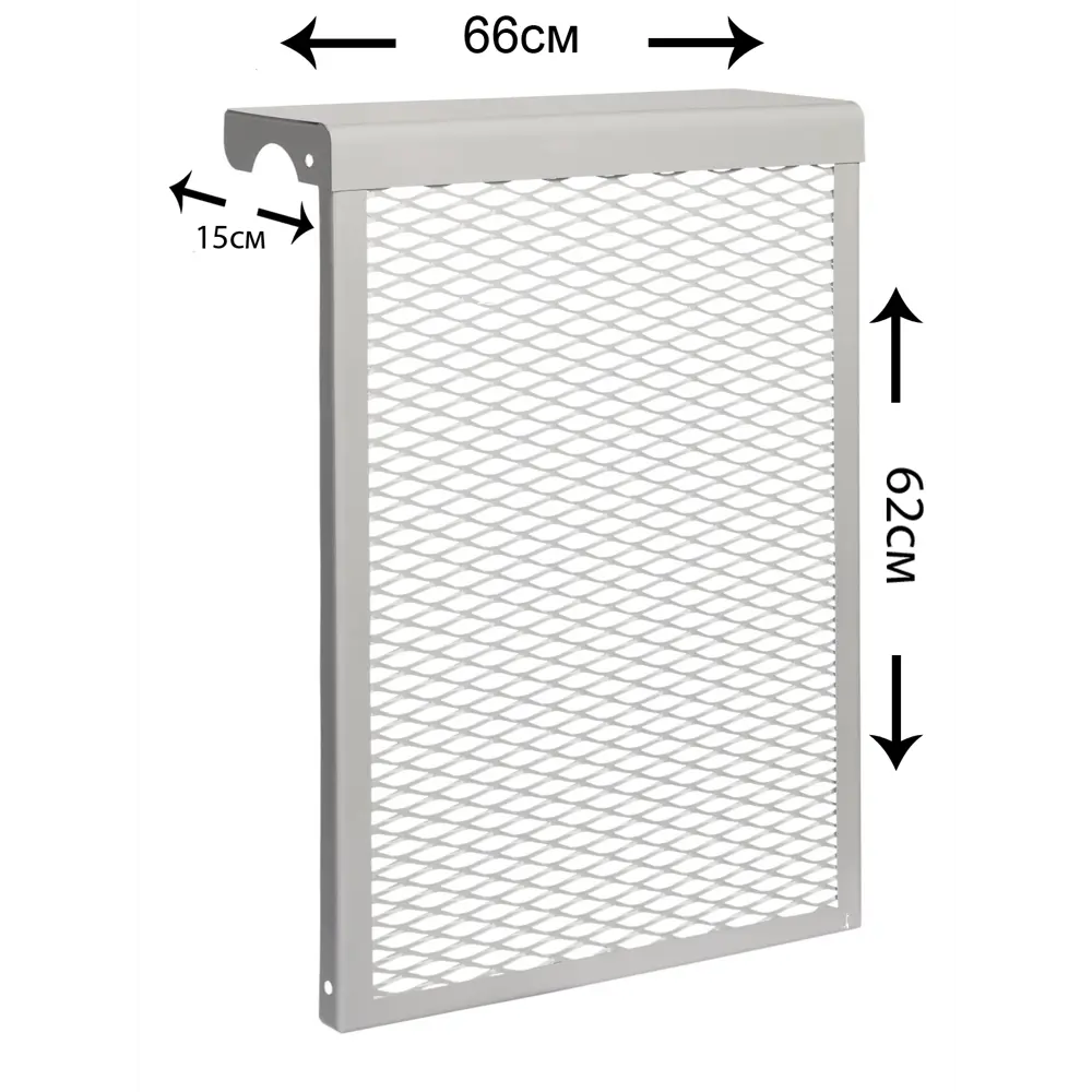 Santreyd - Декоративный экран для радиатора 7 секций белый 87708477 STLM-1014221 - Вид №2