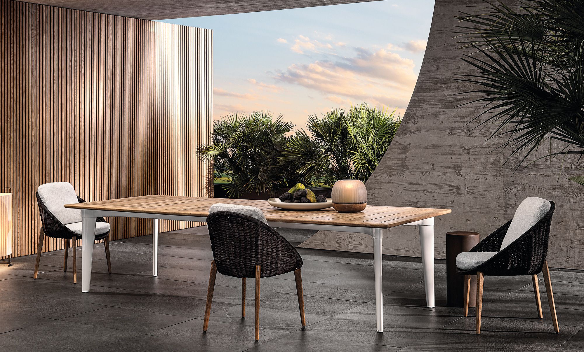 Прямоугольный стол из тикового дерева Minotti TERRACE ARCH-00060229 - Вид №2