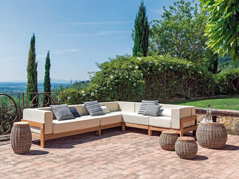 Il Giardino di Legno Круглый садовый столик из лозы Bongo Bong0471 - Вид №3