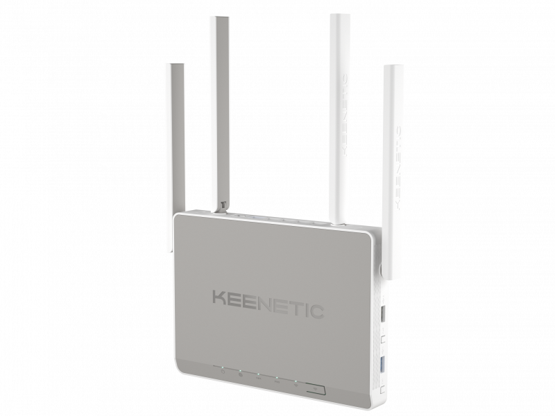 Keenetic GIGA (KN-1010) giga гигабитный интернет-центр с двухдиапазонным mesh wi-fi ac1300, двухъядерным процессором, 5-портовым smart-коммутатором, портами sfp, usb 3.0 и 2.0 Keenetic Santreyd  - Вид №5