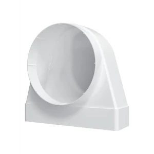 Переходник вентиляционный для плоских воздуховодов Fonet D150 мм 60x204 мм пластик