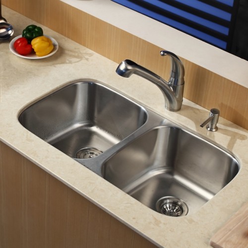 KBU22 Мойка кухонная прямоугольная Krausru  - Вид №7