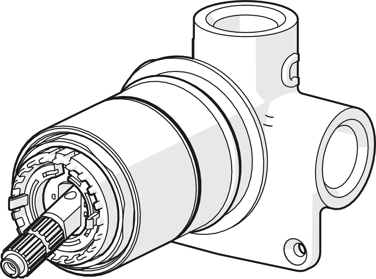 Oras 1086 Корпус  смесителя для душa 1086  - Вид №2