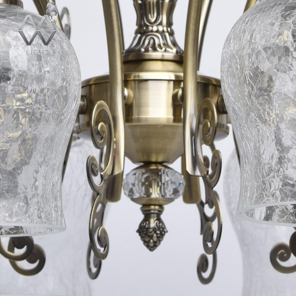 Потолочная люстра MW-Light Моника 372011808 бронза MW-LIGHT ДИЗАЙНЕРСКИЕ, МОНИКА 188187 Бронза  - Вид №2