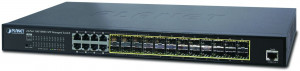 GS-5220-16S8CR Planet l2+/l4 24-port 100/1000x sfp with 8 shared tp managed switches, with hardware layer3 ipv4/ipv6 static routing, w/ 48v redundant power PLANET Technology Corporation