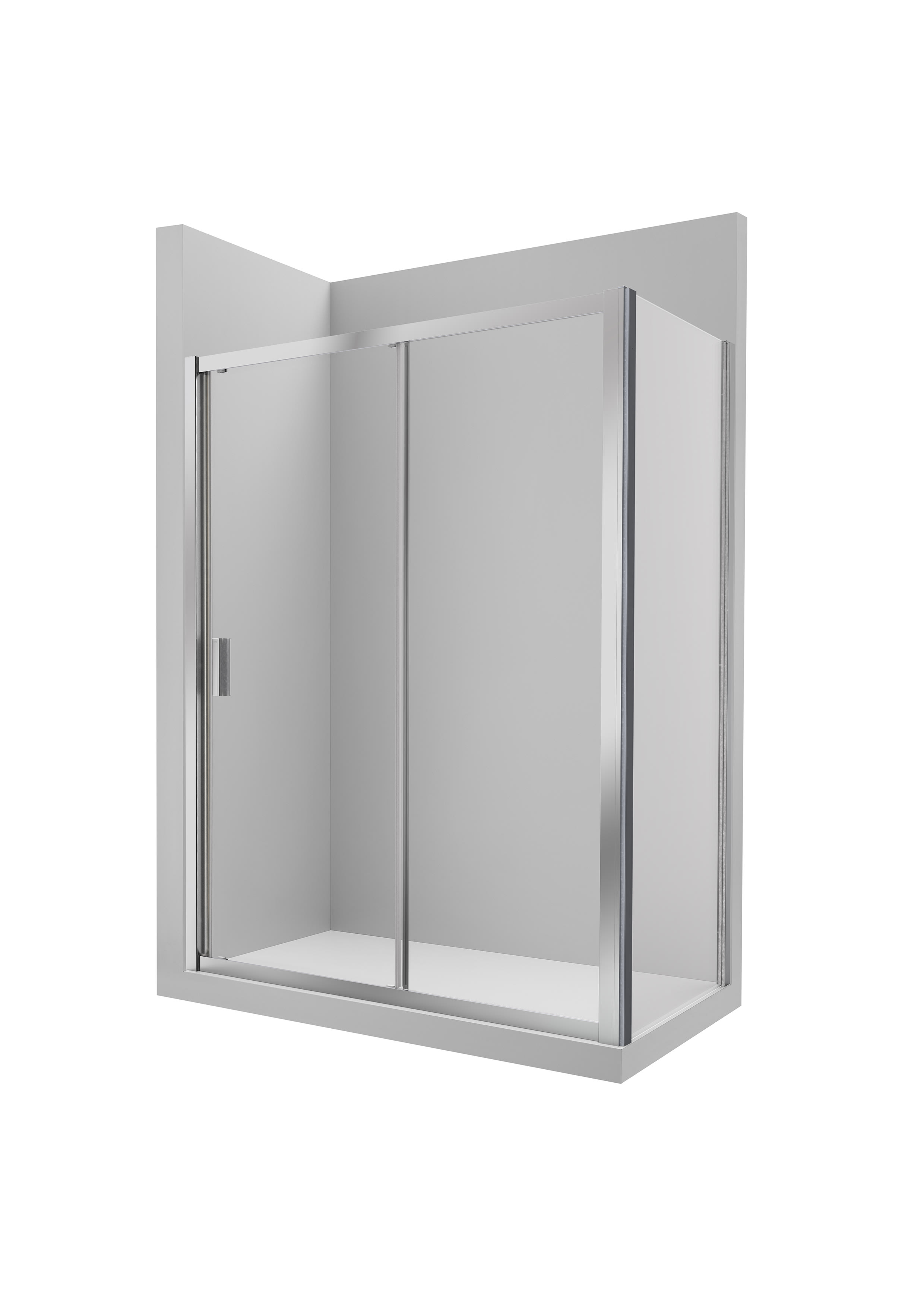 AM16216012M L2-E - Душевая панель с 1 раздвижной панелью + 1 фиксированная панель ROCA Ura  - Вид №1