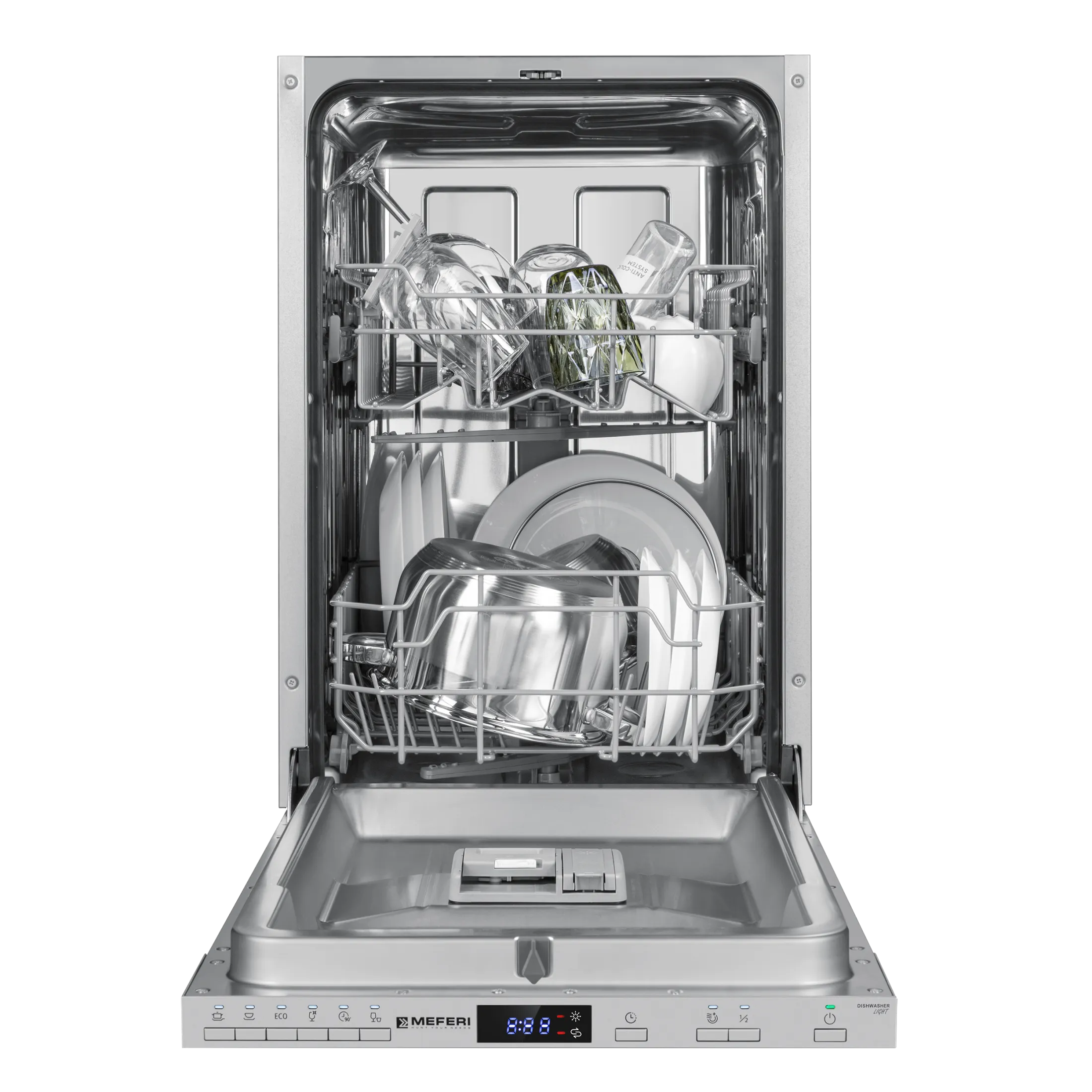 9168834 Встраиваемая посудомоечная машина Meferi MDW4562 LIGHT STDN-0047079 - Вид №2