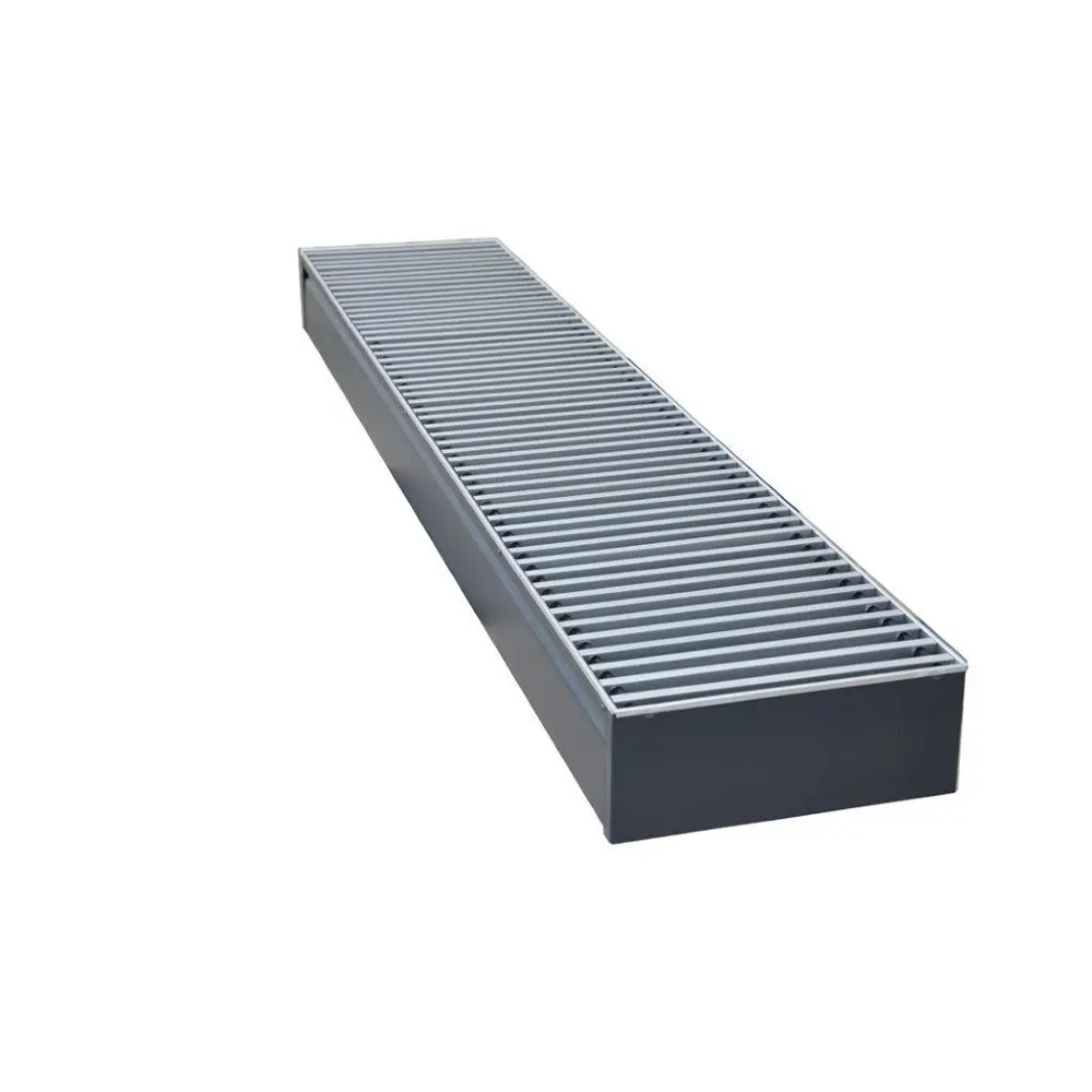 Внутрипольный конвектор КЗТО Бриз 1900x200x80 мм боковое подключение 1 теплообменник с решеткой Отсутствует STLM-2180575 - Вид №2