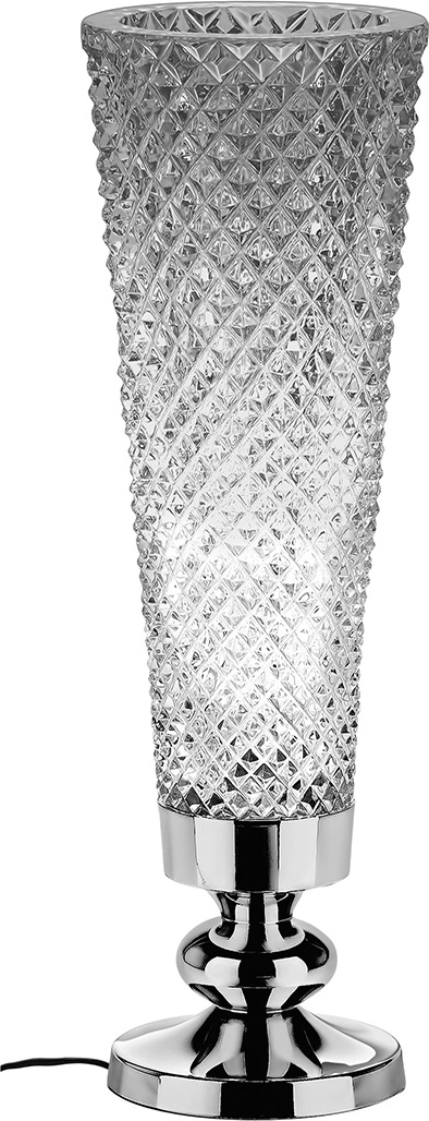 10629638 Avdeev Crystal Светильник "Снежная королева" "Еж" подставка хром Хрусталь 