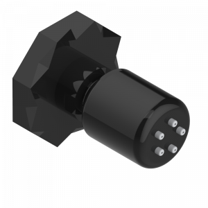 U2M-290/B Форсунка гидромассажная встраиваемая в стену 1/2" с защитой от жёсткой воды Thg-paris Nihal metal Покрытие PVD бронза