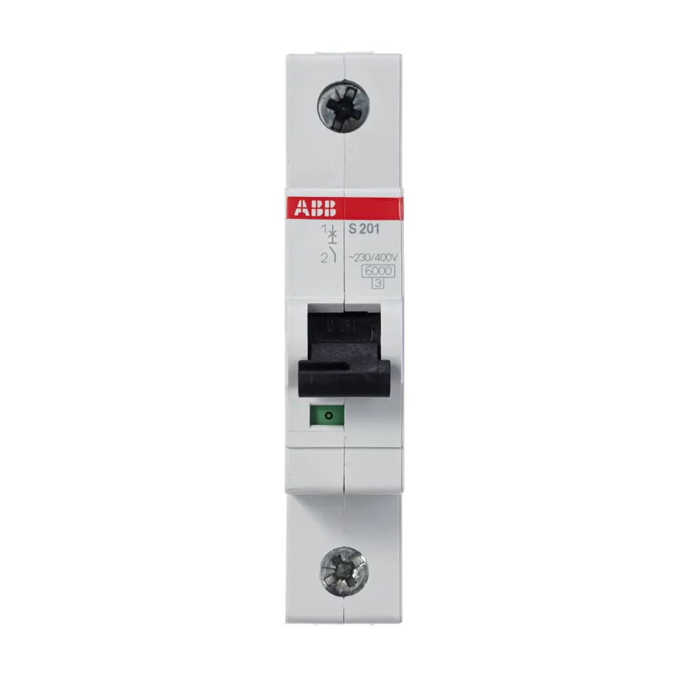 82175804 Автоматический выключатель ABB S201 1P C25 А 6 кА 2CDS251001R0254 STLM-0021210  - Вид №1