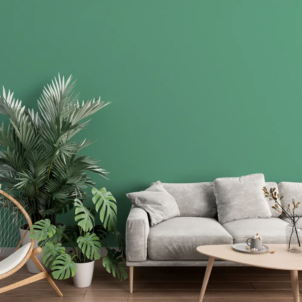 WALLSECRET Safari - флизелиновые обои зеленые с тропическим принтом 89372718 STLM-0836672 - Вид №3