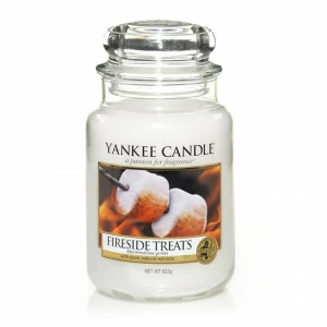 Свеча большая в стеклянной банке "Жареный мармелад" 623 гр 110-150 часов YANKEE CANDLE  267816 Белый