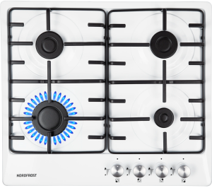 9247037 Газовая варочная поверхность NORDFROST HS 6040 W