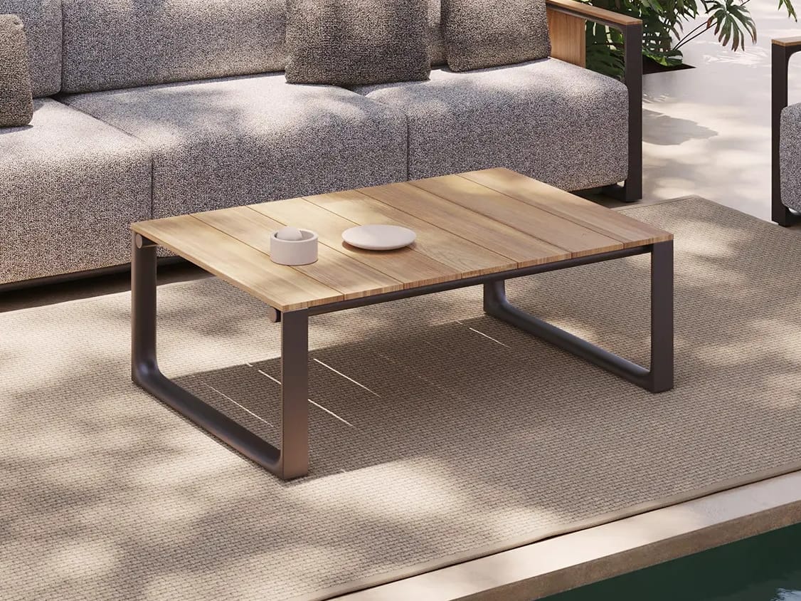 Прямоугольный садовый стол из тикового дерева Vondom Тулум ARCH-00117494 - Вид №2