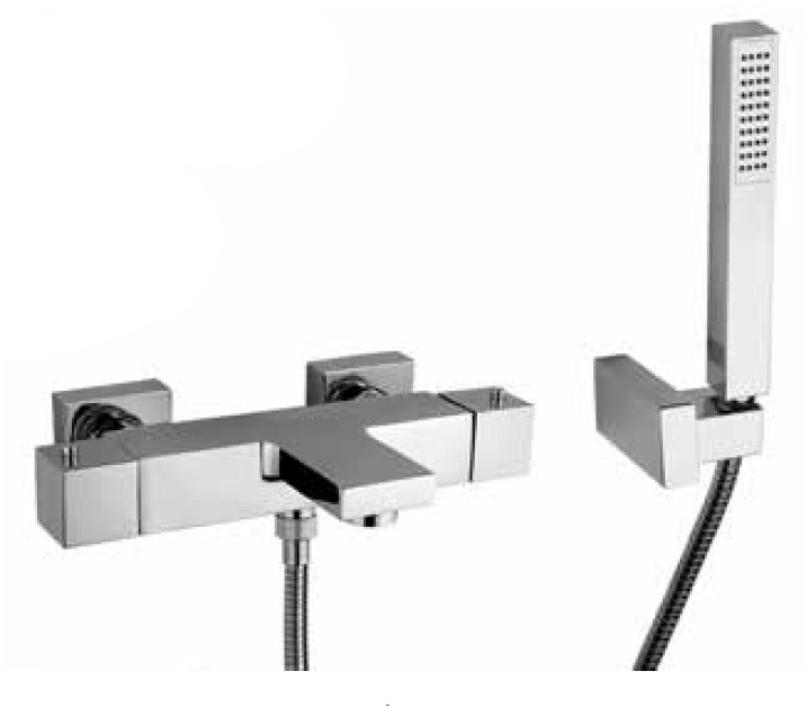 Paini Dax 84CR105TH смеситель для ванны с аксессуаром 