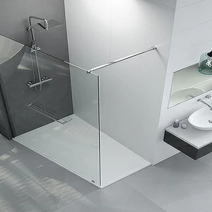 Душевой поддон трапеция левосторонняя MUNA 140х90 см