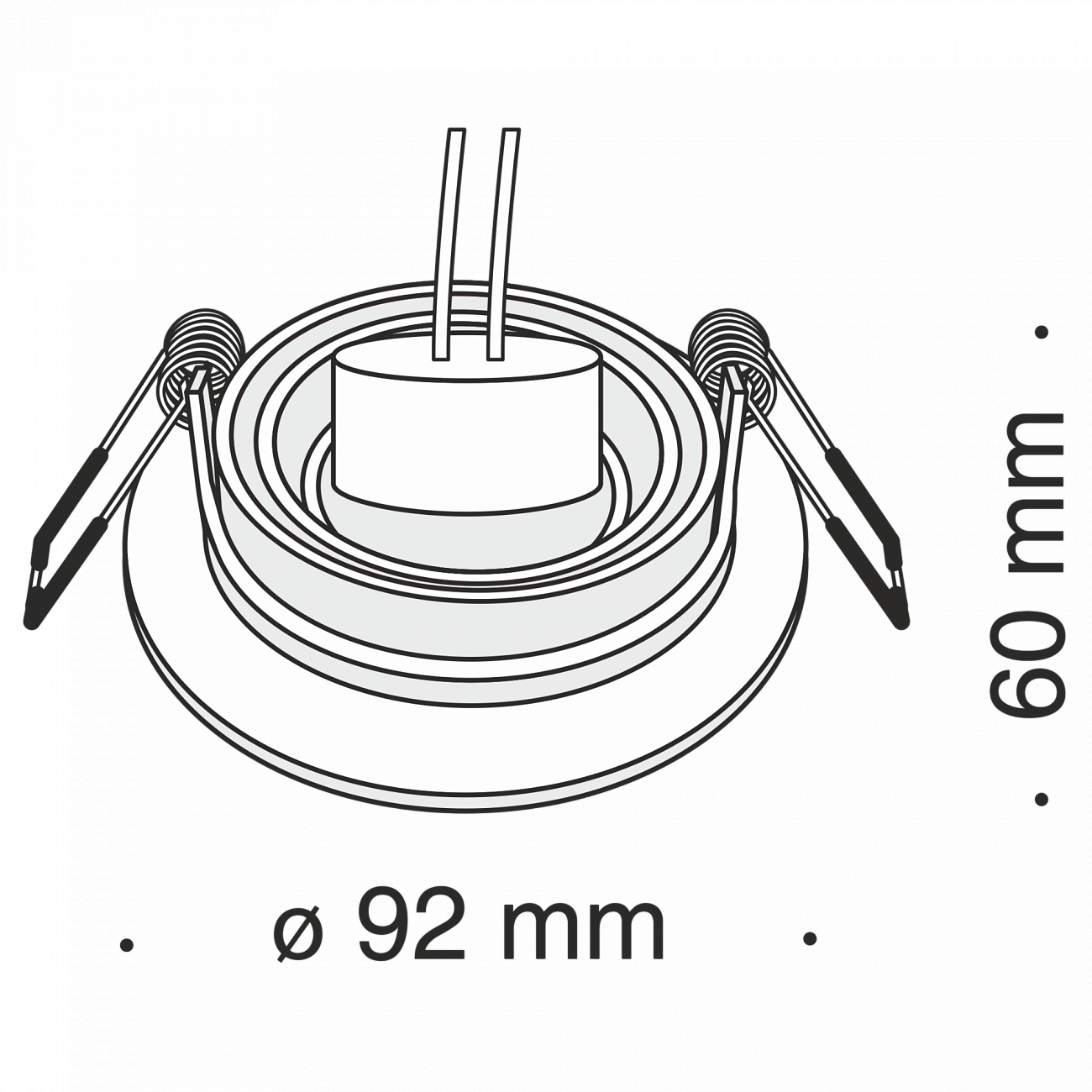 Встраиваемый спот серебряный Technical Atom DL023 TECHNICAL DOWNLIGHT 00-3957181 Серебро  - Вид №2