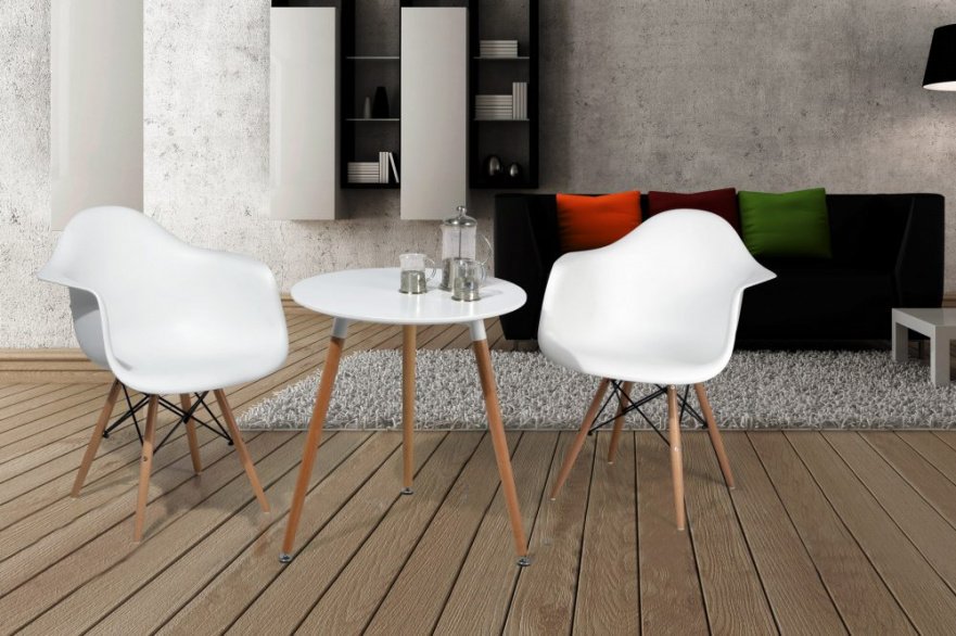 Стул Klassic Premium DAW Белый (eames style) TASHOTI ДИЗАЙНЕРСКИЕ, EAMES STYLE 010021 Белый  - Вид №1