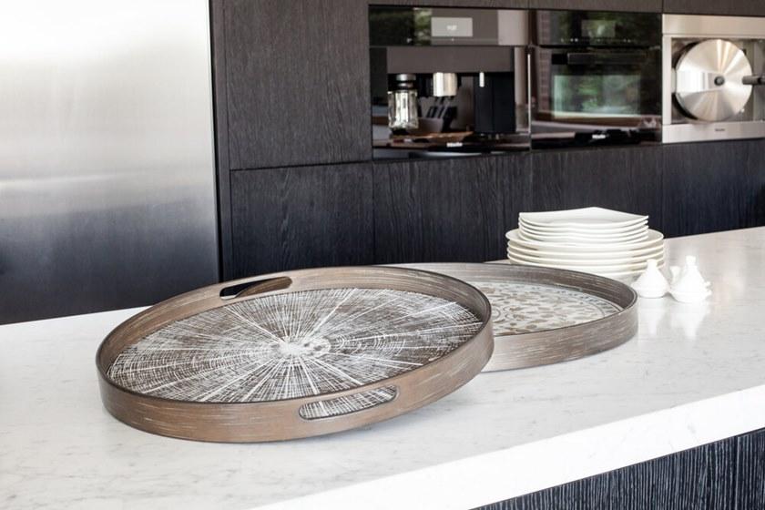 Ethnicraft Круглый деревянный поднос Classic 20305, 20378 - Вид №1