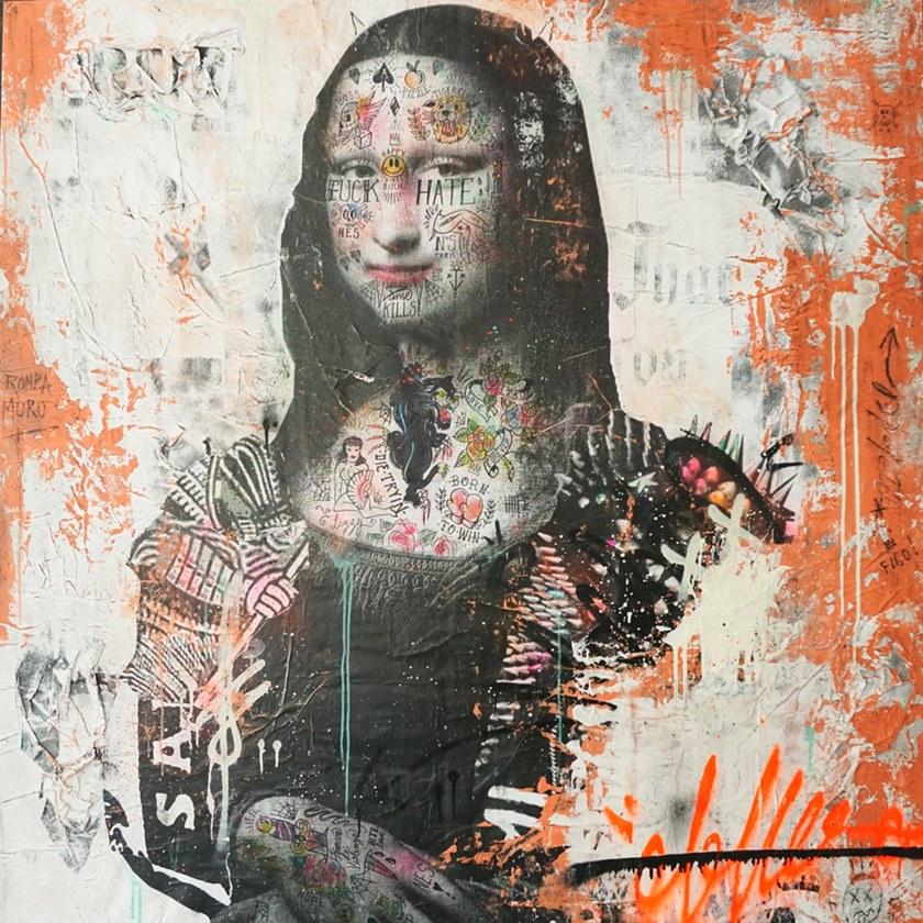 MOMENTI Авторский художественный принт Crazy home paintings Sk-006 - Вид №1