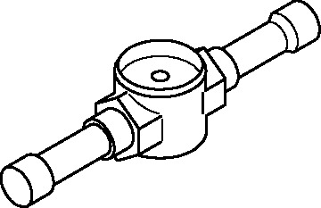 Danfoss SGP N — Смотровые стекла с индикатором влажности SGP 12 N Cтекло cмотровое 014L0163  - Вид №10