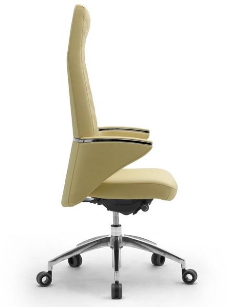 Leyform Поворотное кожаное кресло руководителя с подлокотниками  2600  - Вид №2