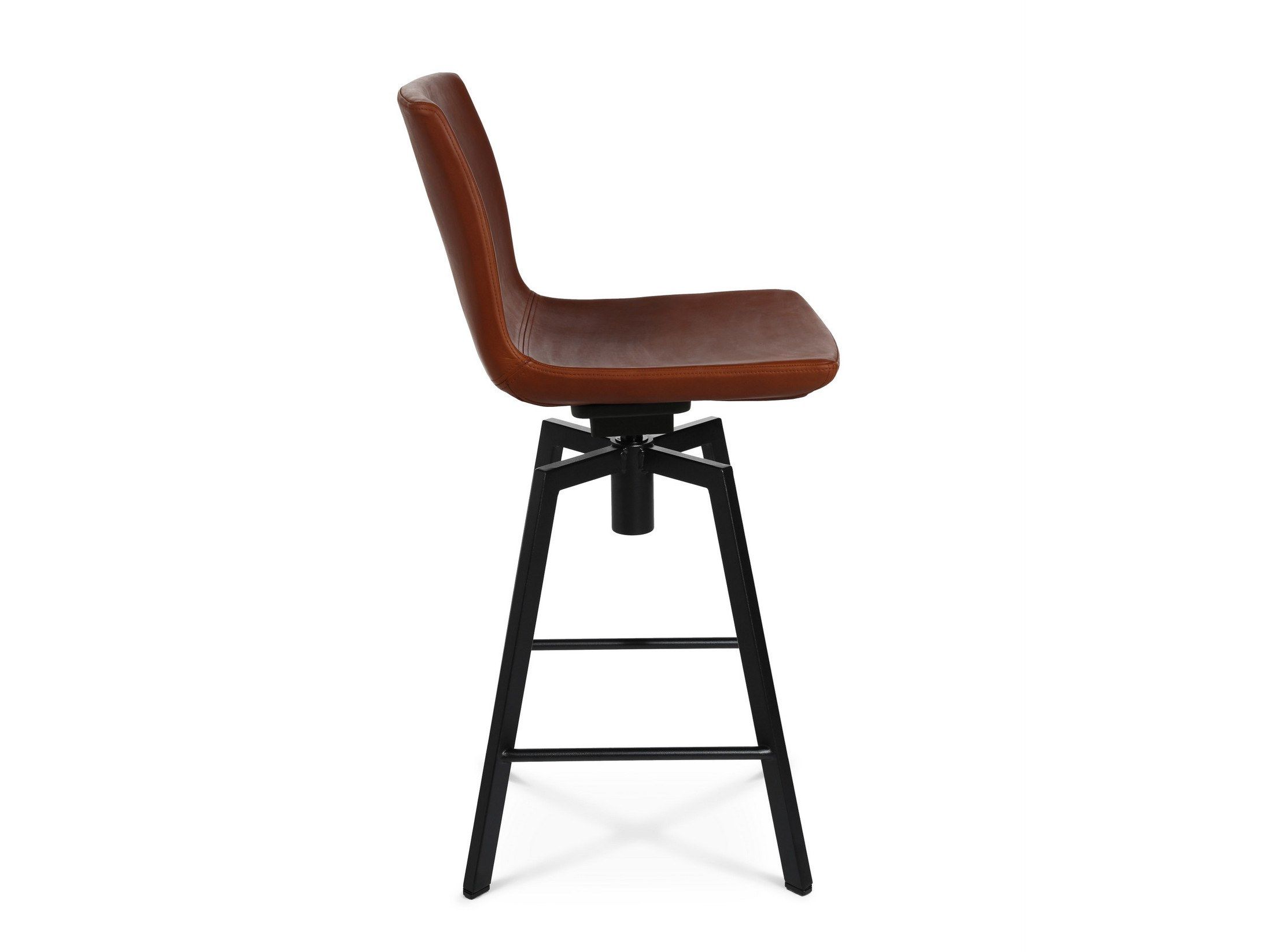 Кожаный кухонный поворотный стул с подставкой для ног Wagner W-Cube ARCH-00054663 - Вид №2