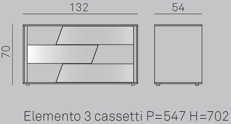 Gruppo Tomasella Комод из дуба со встроенными ручками Kross sun-id-1387990 - Вид №2