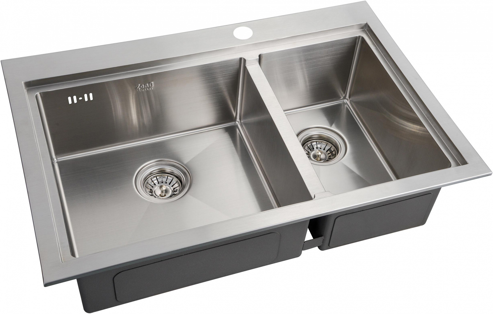 Мойка кухонная ZorG Master R ZM R-5278-L из нержавеющей стали, сталь