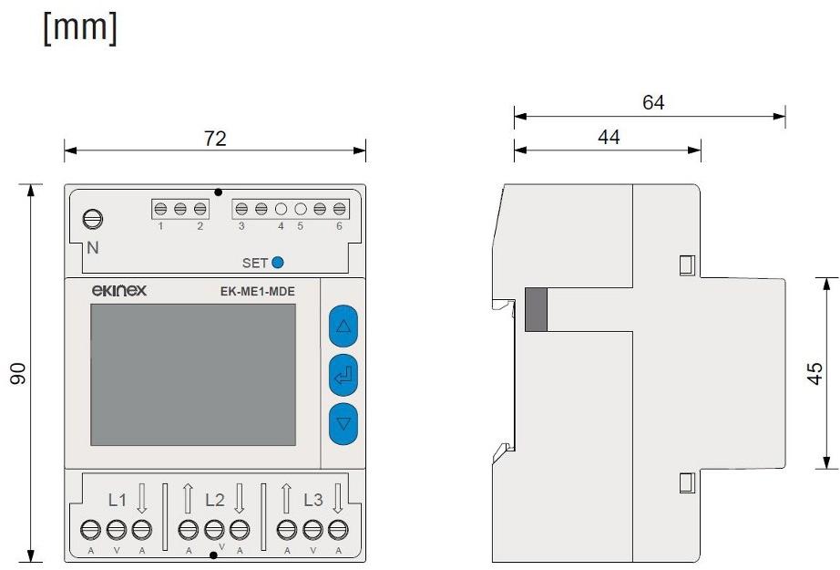 EKINEX Комплект с анализатором цепей и катушками Роговского sun-id-1487232 - Вид №1