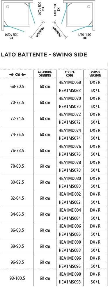 Gruppo Geromin Угловая душевая кабина с двумя откидными сторонами Flow sun-id-1421799 - Вид №1