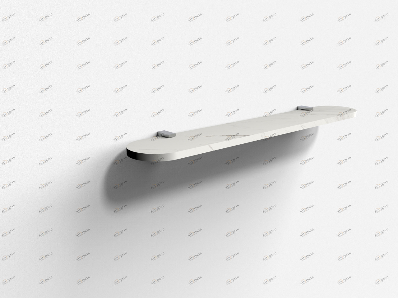 SLAB Полка из керамогранита MDI Touchè 60CM finish IBB1974 SL60.10.02.TOU 